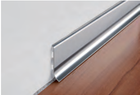 Плинтус металлический из нержавеющей стали  PROFILPAS Metal line  790/4 SF