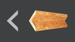 Пробковый Уголок внутренний С301 915*20*20