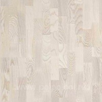Паркетная доска Polarwood Ясень ливинг белый мат.лак