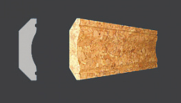 Пробковый погонаж С 201 Галтель 915*35*10 Пробковый погонаж С 201 Галтель 915*35*10