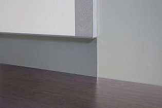 Плинтус алюминиевый натуральный PROFILPAS Metal line 100/7