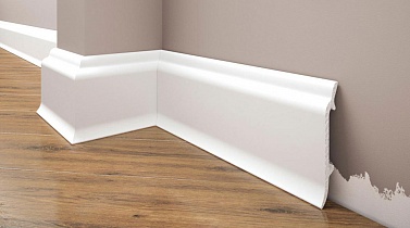 Плинтус полистирол Cezar Elegance LPC16 белый