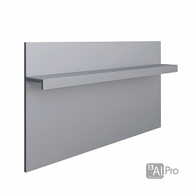 Теневой плинтус скрытого монтажа  AlPro13-5955  2 м. Анодированный серебро