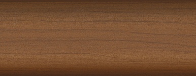 Плинтус пластиковый Dollken (Долькен) MD 63 Орех 2290 (w073)