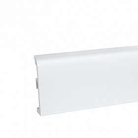 Плинтус ПВХ IDEA 80 алюминий