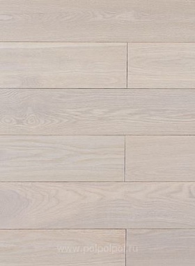Массивная доска Amber Wood Белая ночь дуб лак