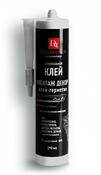 Клей-герметик Decomaster Монтаж-Декор 