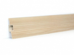 Пластиковый плинтус Korner Ясень пастельный