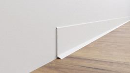 Плинтус AlPro13 - 21100 алюминиевый L 100 белый /порошковая окраска в RAL 2.95 м.