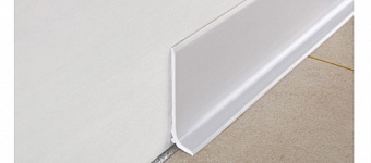 Плинтус радиусный гибкий эластичный  ПВХ Progress Plast Белый BTPVB60