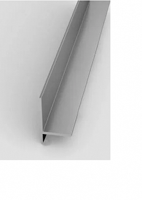 Микроплинтус Alpro 13 - 7628 Серебро 6/10 алюминиевый анодированный, 2м.