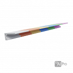 Щелевой плинтус AlPro13-7067 алюминиевый Любой цвет по RAL  2,7 м