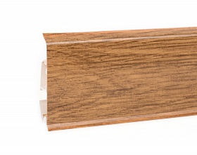 Плинтус пластиковый Korner NEVO 70  Дуб горелый