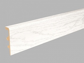 Плинтус ПВХ полиуретановый ARBITON INTEGRA 80 Снежный ясень 03