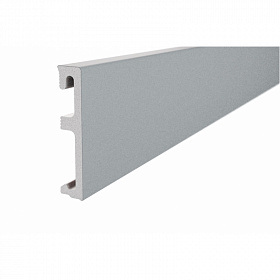 Напольный плинтус SALAG Alpha AP81U2 Szary (Серый) 80  мм