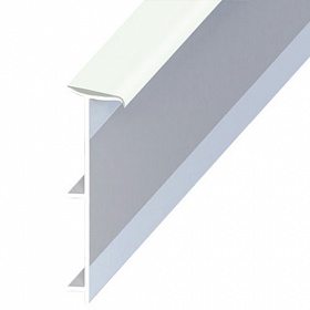 Плинтус для ковролина LP-50, 100, белый
