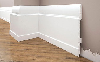 Плинтус под покраску Cezar Elegance LPC25