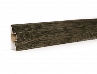 Пластиковый плинтус Korner Пекан графитовый