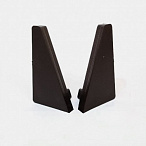 Комплект заглушек для плинтуса 13-570. Цвет: белый, черный, шампань, коньяк,серый