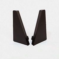 Комплект заглушек для плинтуса 13-570. Цвет: белый, черный, шампань, коньяк,серый